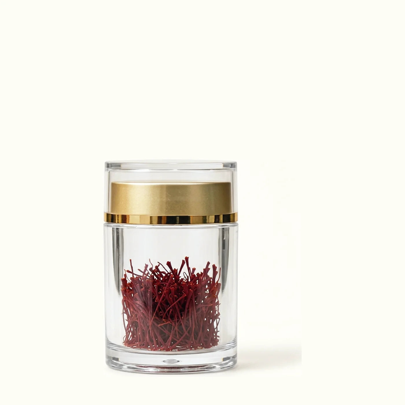 The 1 gram crystal bottle of Authentic Afghan Saffron Super Negin threads