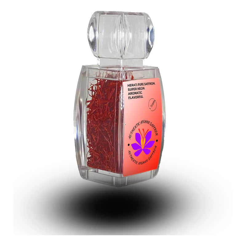 The Crystal Bottle — Pure Herati Saffron, 1 Gram