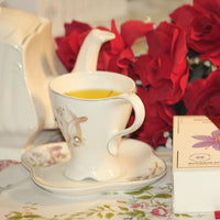 The Ritual Set — Saffron + Teacup & Saucer